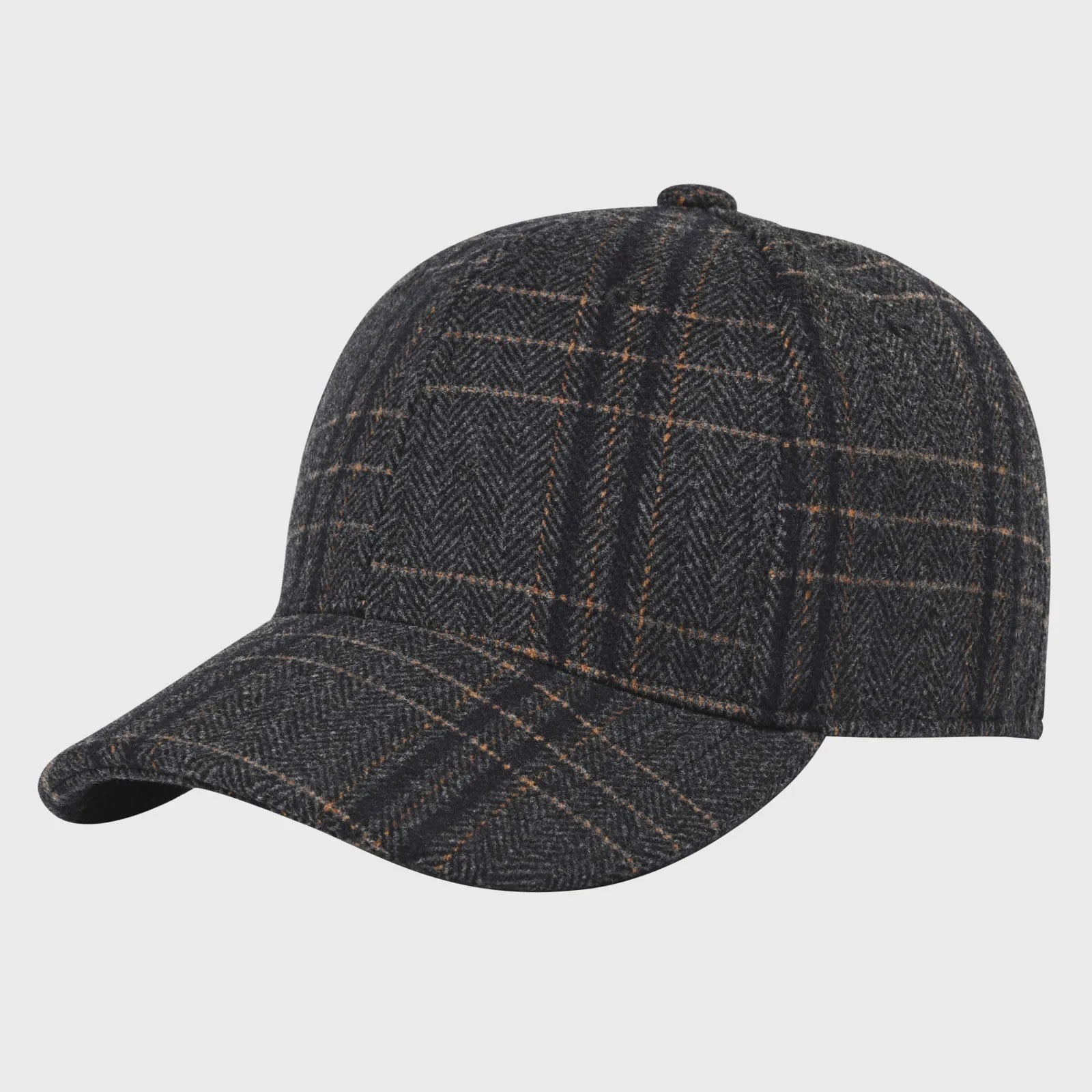 Herren Tweed Baseball Cap - Stijlvolle Wolmix Pet voor Heren