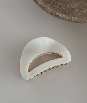 Chique Acetate Haarklem met Metaal - Medium, Stijlvol voor Dames
