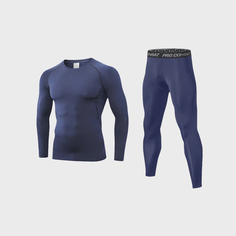Heren Compressie Sportkleding Set - Trainingspak voor Fitness, Yoga & Jogging