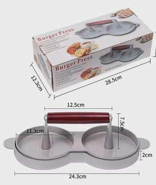Aluminium Burgerpers voor Perfecte Hamburgers - Ideaal voor BBQ & Keuken