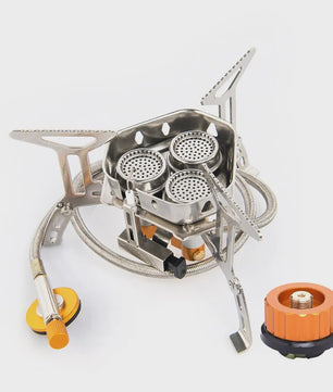 Widesea Krachtige 6800W Camping Gasbrander - Opvouwbaar & Draagbaar