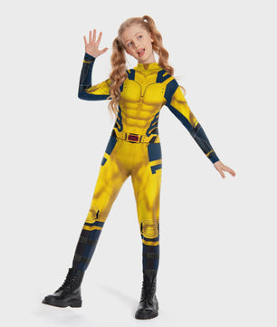 Deadpool & Wolverine Dual Cosplay Jumpsuit - Superhelden Outfit voor Kinderen & Volwassenen