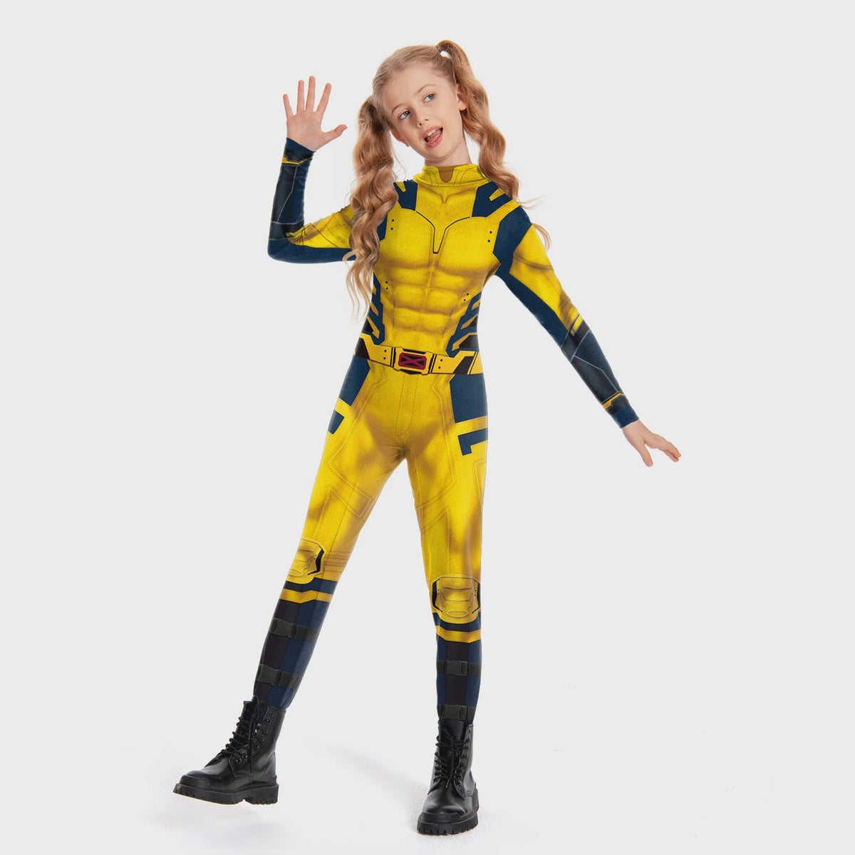Deadpool & Wolverine Dual Cosplay Jumpsuit - Superhelden Outfit voor Kinderen & Volwassenen