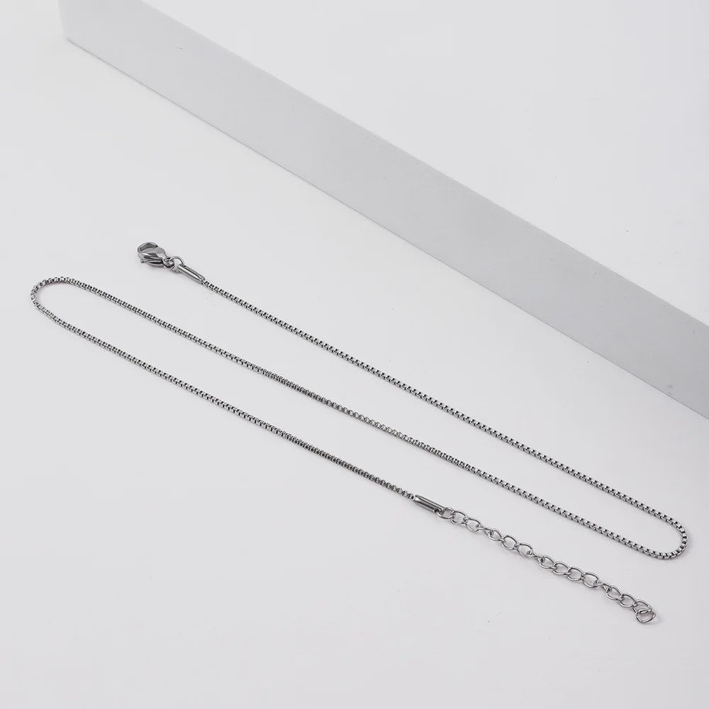 Eenvoudige Gouden RVS Box Chain Ketting - 1.2mm Dikte - Unisex Sieraden