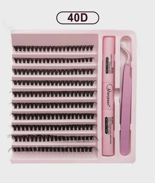 DIY Wimperextensie Kit: Clusters, Bond, Seal & Tweezer voor Professionele Look