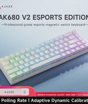 Ajazz AK680 V2 Gaming Toetsenbord: Magnetische Switches, 8K Polling Rate & RGB