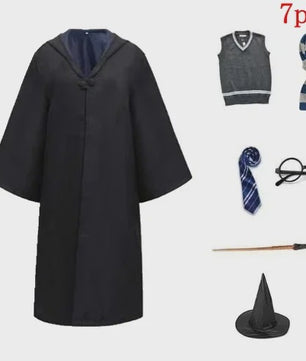 Harry Potter Cosplay Kostuum Set - Volwassenen & Kinderen - Gryffindor & Slytherin