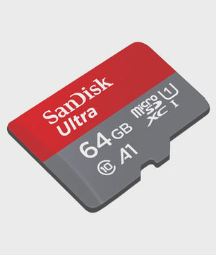 SanDisk Ultra Micro SD Kaart 32GB, 64GB, 128GB - Class 10, UHS-I, A1 Snelheid