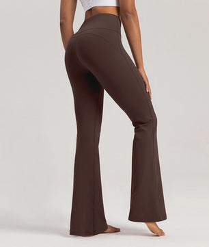 Naked Hoge Taille Bell Bottom Broek - Taille Corrigerend & Heupliftend voor Yoga & Fitness