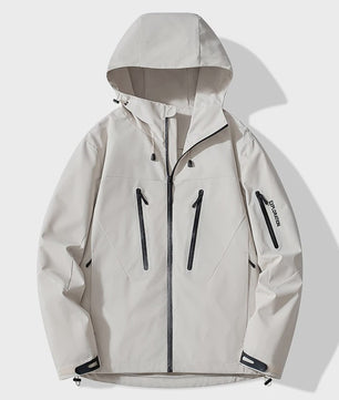 Unisex Waterdichte Outdoor Jas - Winddicht & Ademend voor Wandelen, Kamperen & Sport