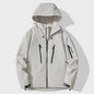 Unisex Waterdichte Outdoor Jas - Winddicht & Ademend voor Wandelen, Kamperen & Sport