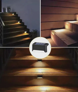 Solar LED Verlichting voor Buiten - Waterdichte Tuinlampen voor Trappen, Terras & Dek