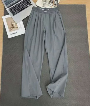 Dames Wijde Leg Broek - Hoge Taille, Ademend & Comfortabel voor Yoga en Casual Gebruik