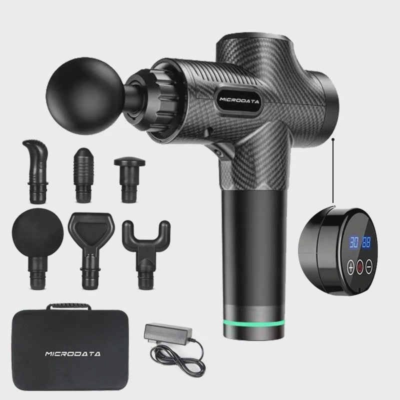 Professionele Massage Gun met LCD Touchscreen - 30 Snelheden voor Diepe Spierontspanning