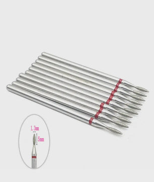 10x Diamant Freesbits Set - 2.35mm Schacht voor Tandheelkunde & Nagelstyling