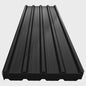 Set van 12 Trapezium Metalen Dakplaten 129.5x45cm - Weerbestendig Staal voor Schuur & Carport (7m²)