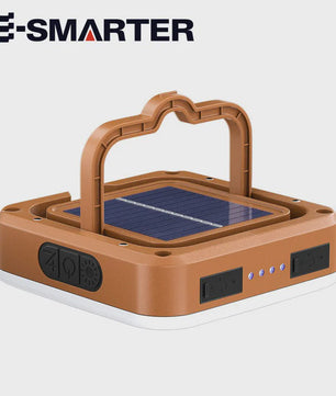 Draagbare Oplaadbare Solar Campinglamp met Powerbank Functie - Waterdicht & COB LED