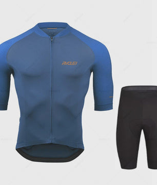 Pro Fiets Kleding Set Heren - Ademend Wielrenpak met Bib Shorts