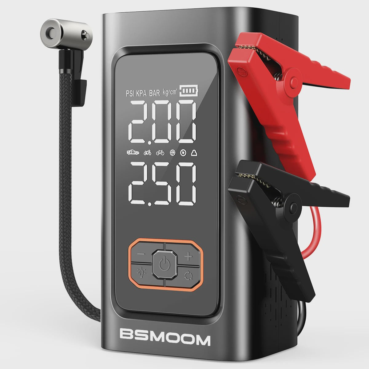 Krachtige 6000A Jump Starter met Compressor & 21800mAh Powerbank