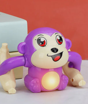 Elektrische Rollende Aap met Licht & Muziek - Interactief Educatief Speelgoed
