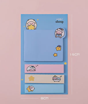 Schattige Kawaii Memo Blokjes met Dieren - Leuke Sticky Notes voor Kantoor & School