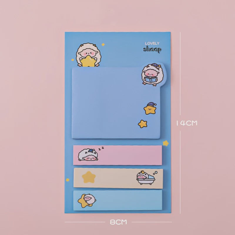 Schattige Kawaii Memo Blokjes met Dieren - Leuke Sticky Notes voor Kantoor & School