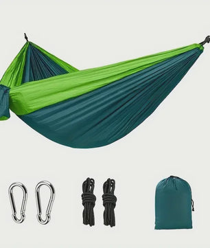 Lichtgewicht Kampeerhangmat van Parachute Nylon - Draagbaar & Snel Op te Zetten