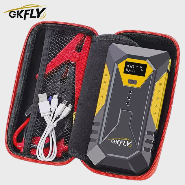 GKFLY 3000A/4000A Krachtige Jump Starter & Powerbank - Start Benzine (6.0L) & Diesel (5.0L)