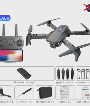 E88 Pro Max Drone: Opvouwbare Quadcopter met 4K Camera, Optische Flow en Beginnersvriendelijke Functies