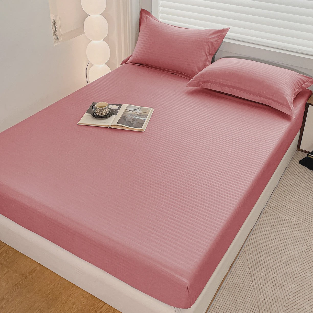 Zachte Hoeslaken met Elastische Band - Effen Kleur - 90-180x200cm