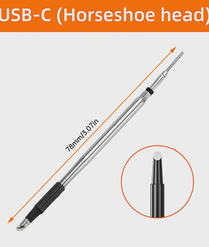 Draagbare Digitale Mini Soldeerbout Set met USB Type-C en Instelbare Temperatuur