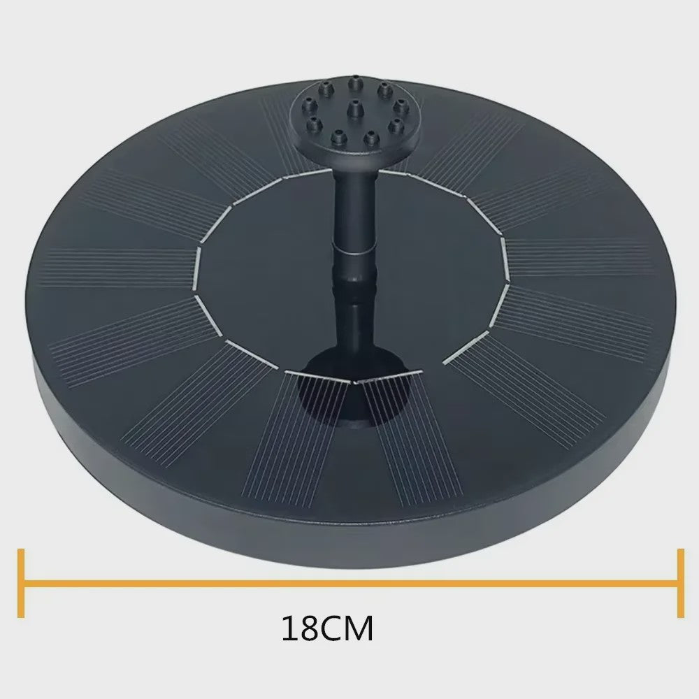 Drijvende Mini Solar Waterfontein voor Tuin, Vijver & Vogelbad - Op Zonne-energie