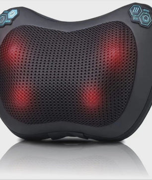 Elektrische Nekmassager Kussen met Warmte & Vibratie - Diepe Kneedmassage