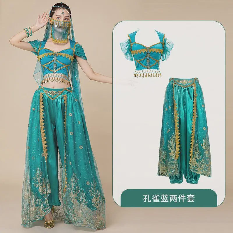 Prachtig Belly Dance Kostuum - Princess Stijl Outfit voor Dames | Dans, Feest & Halloween