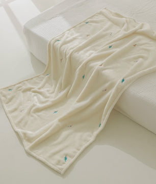 Zachte Baby Deken Fleece - Geboorte Swaddle, Kinderwagen & Ledikant - Antraciet met Sterren