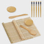 Compleet Sushi Maken Set: Bamboe Mats, Bazooka, Lepels, Eetstokjes & Meer