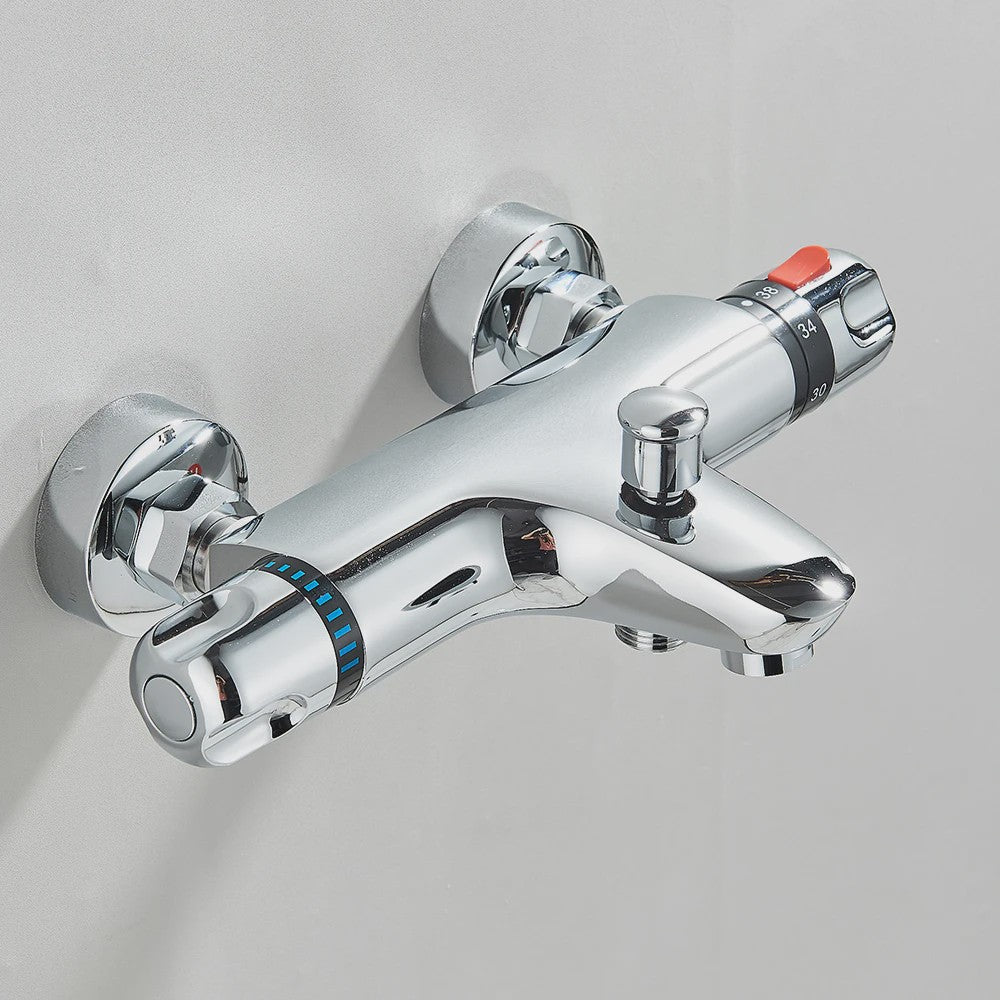 Thermostatische Douchekraan Set - Luxe Thermostaatkraan voor Badkamer en Douche