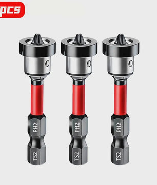 Magnetische Schroefzetter Bits PH2 met Verstelbare Aluminium Kraag voor Gipsplaat & Platen