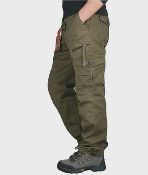Heren Cargo Broek - Comfortabele Outdoor & Wandelbroek met Meerdere Zakken