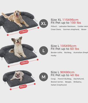 Luxe Fluffy Hondenkussen - Extra Zacht & Wasbaar Hondensofa voor Winterse Warmte