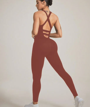 Naadloze Shapewear Bodysuit Dames met Buikcontrole en Criss-Cross Bandjes