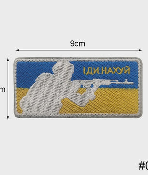 Ukraine Vlag Patches & Nationaal Embleem - Geborduurde Tactische Badges voor Kleding