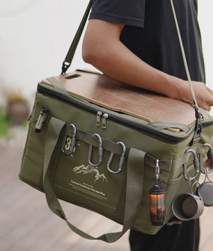 Tactische Picknicktas 36L - Waterdicht & Thermisch met Afneembaar Tafelblad