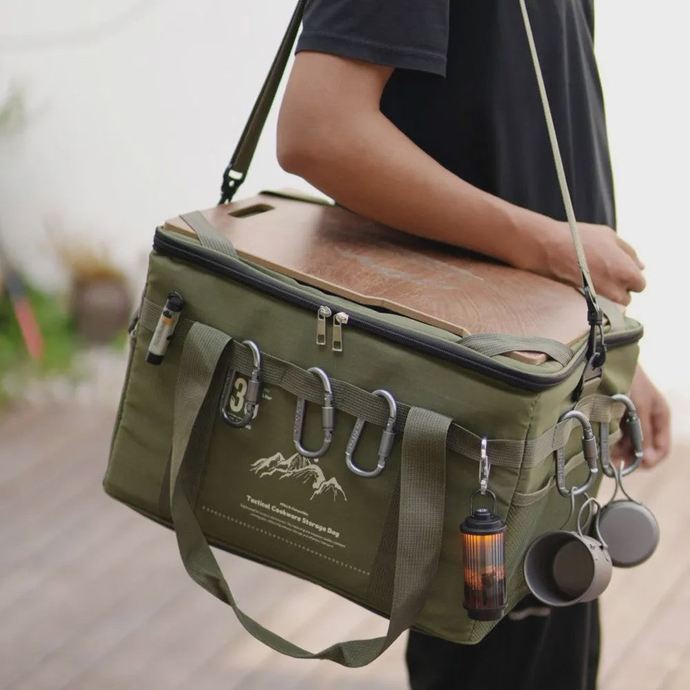 Tactische Picknicktas 36L - Waterdicht & Thermisch met Afneembaar Tafelblad
