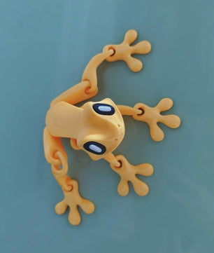 Bewegende 3D Geprinte Boomkikker - Decoratie & Bureau Speelgoed