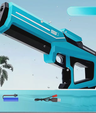 Krachtige Elektrische Waterpistool 43cm met Automatische Waterzuiging - Zomer Speelgoed voor Kinderen & Volwassenen