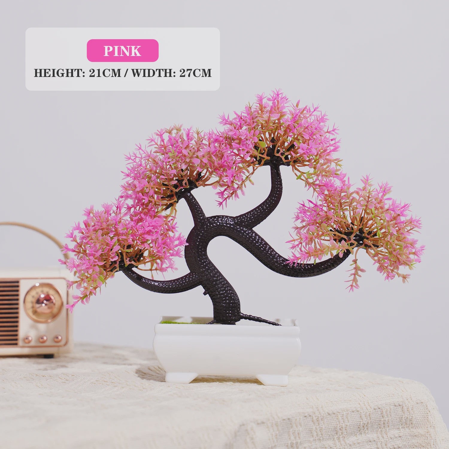 Kunst Bonsai Boom Potted Plant - Decoratieve Kunstplant voor Huis & Kantoor