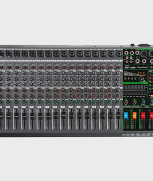 Depusheng PA Serie Audio Mixer Console: 6-16 Kanalen, USB, 48V Phantom Power & 256 DSP Effecten