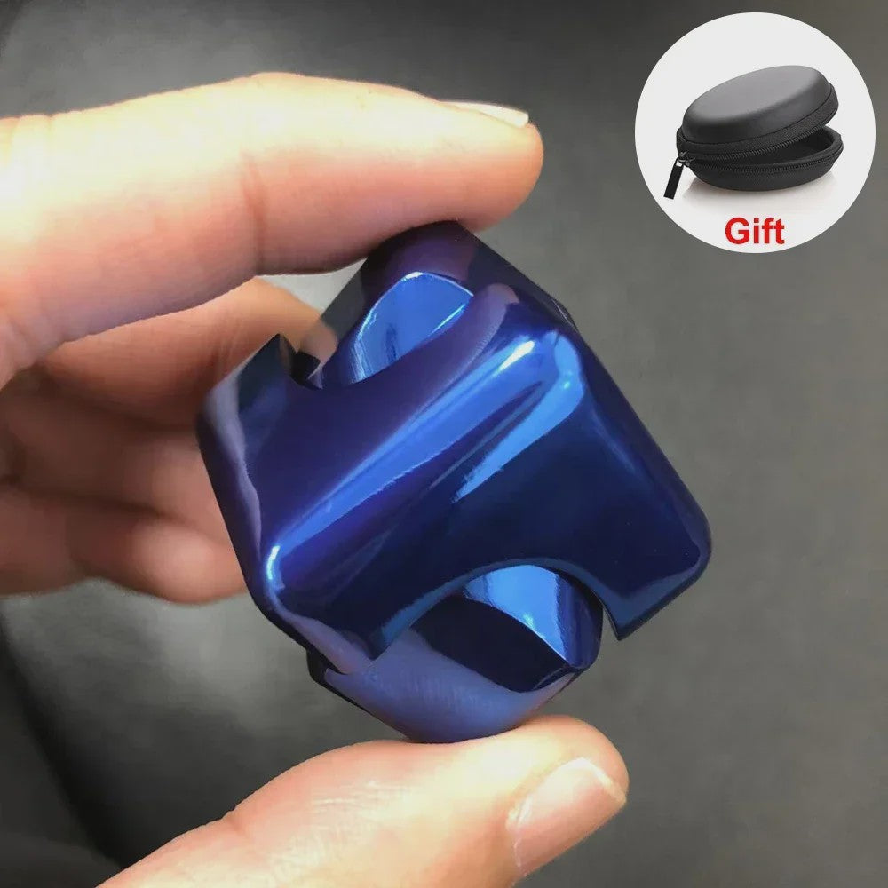 Alloy Cube Spinner Fidget Toy: Anti-Stress, Focus & Draagbaar Speelgoed