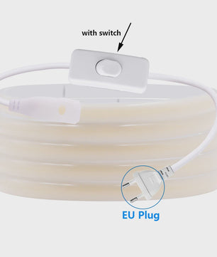 220V COB LED Neon Strip - Dimbaar, Waterdicht, Flexibel - Warm/Natuurlijk Wit